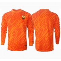 Fotbalové Dres Francie Brankářské Venkovní ME 2024 Dlouhý Rukáv